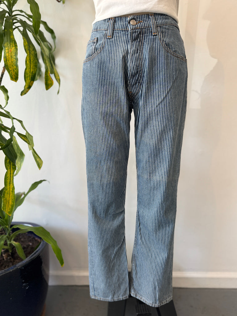 Vintage striped denim jeans 30 x 28