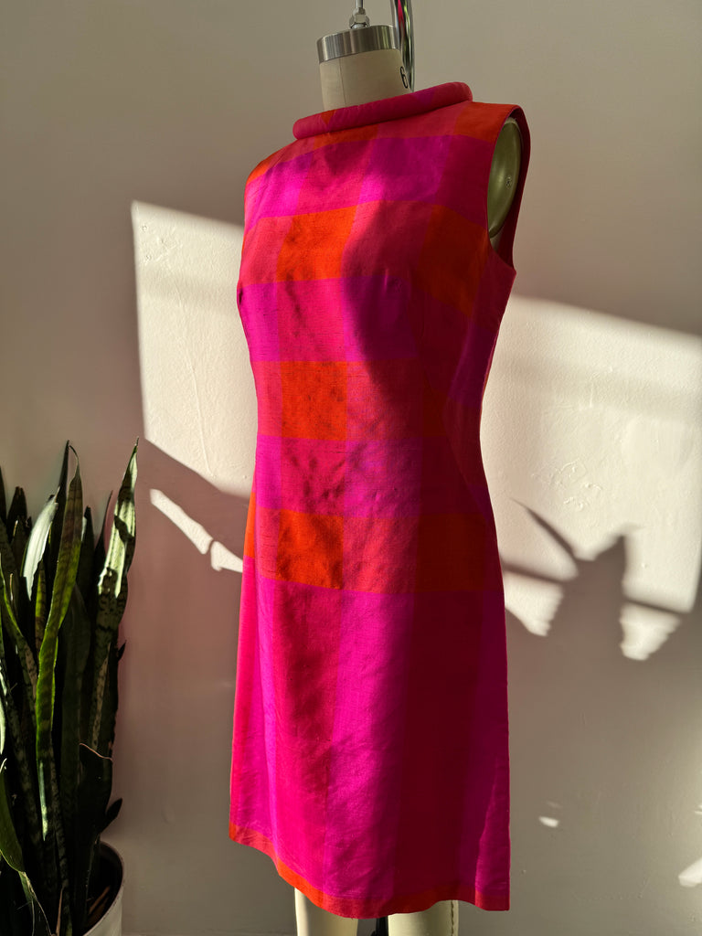 Vintage Haz L's thai silk Dress