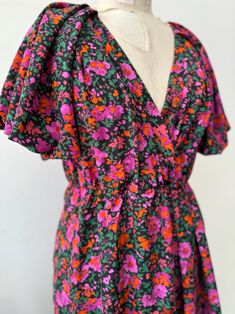 Vibrant floral dress