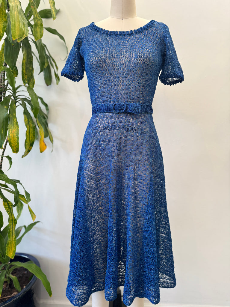 Vintage 1950’s hand knit dress
