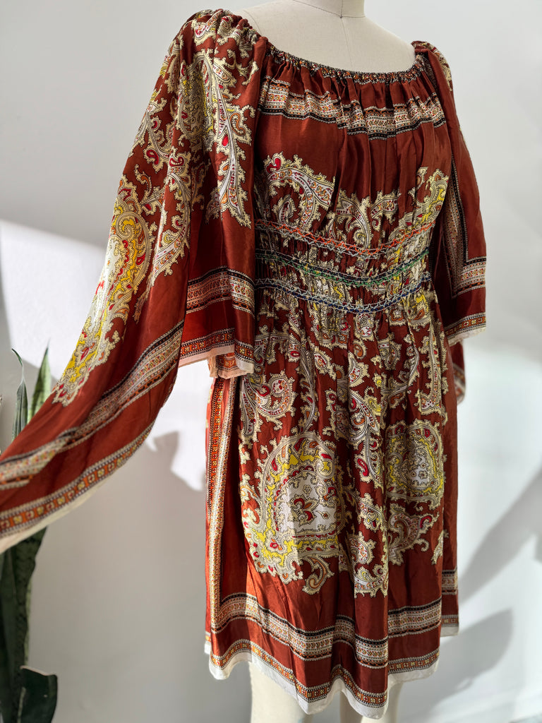 Vintage scarf dress