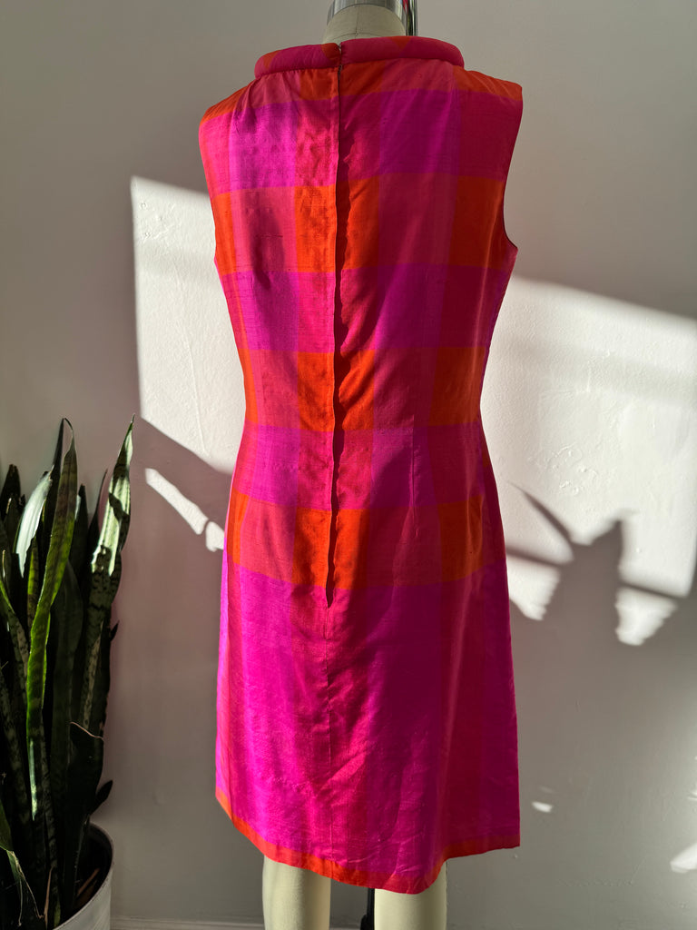 Vintage Haz L's thai silk Dress