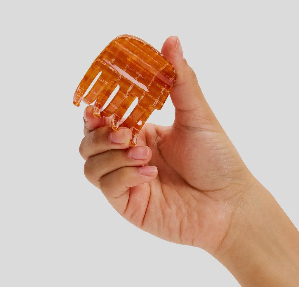 Chunks ursa claw in Carmel plaid