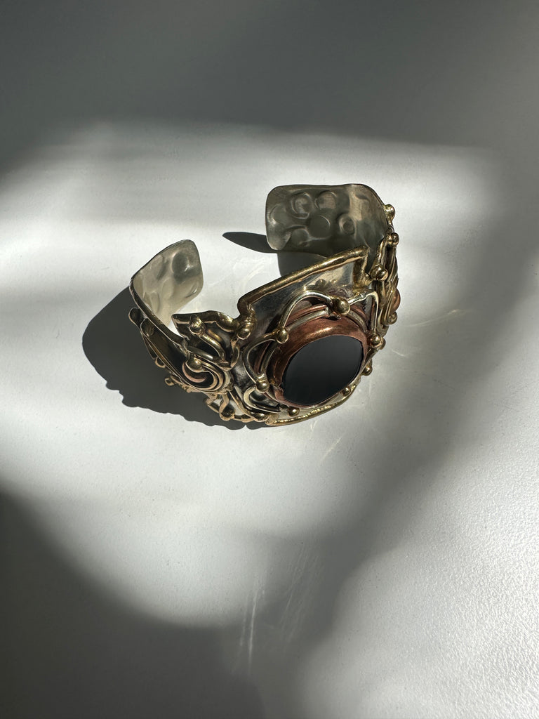 Brutalist cuff bracelet
