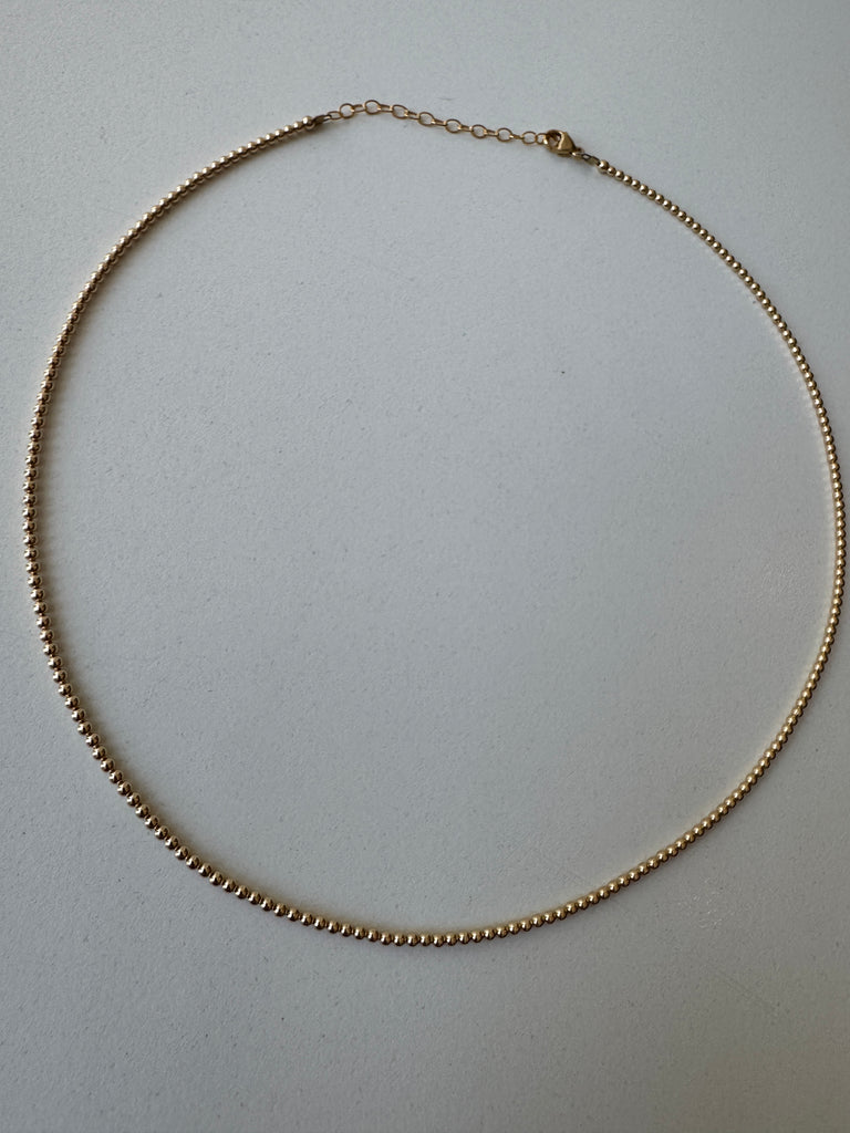 Gold filled beaded chain