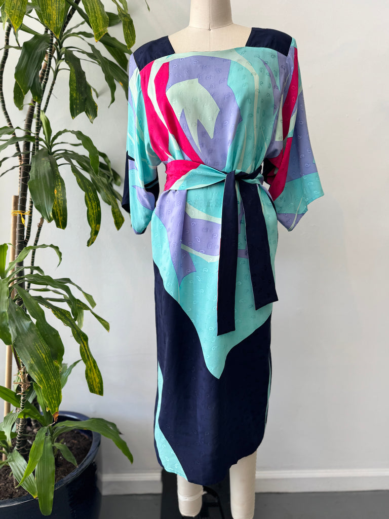 Vintage silk Mr. Mort dress