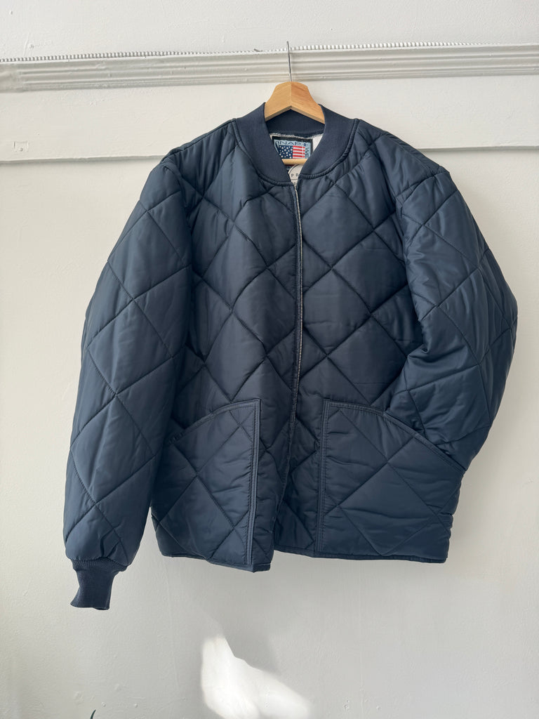 Navy Blue Quilted jacket