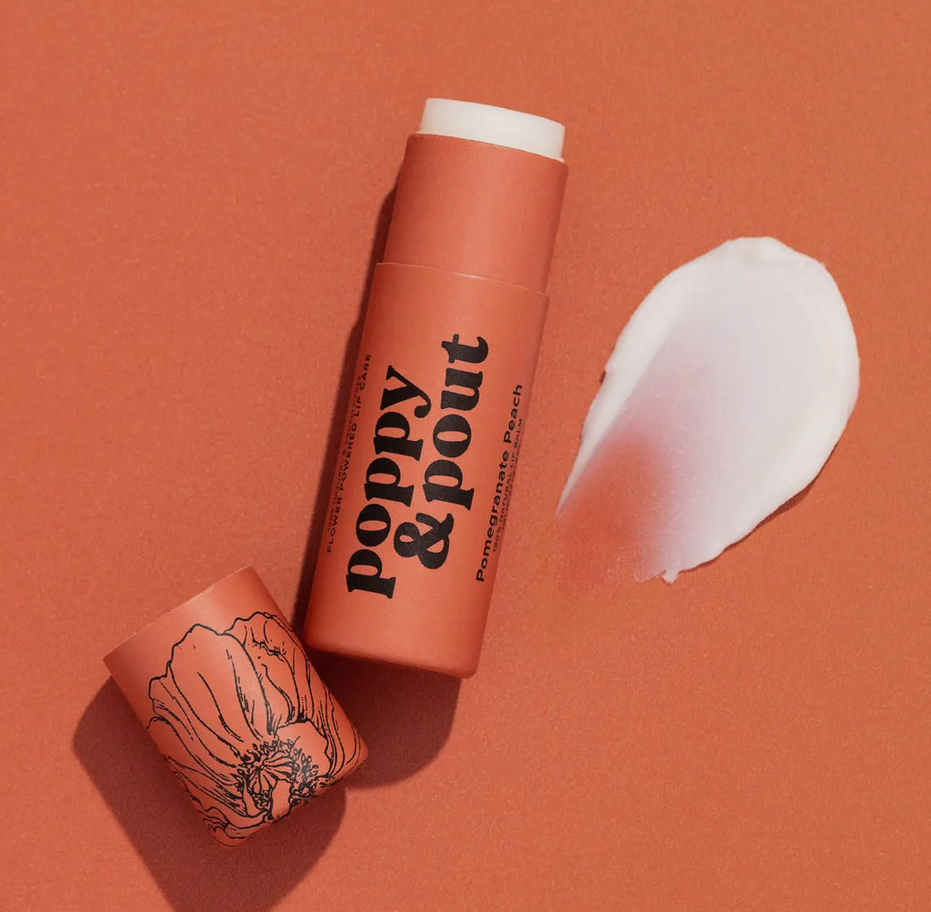 Poppy And Pout lip balm  | Pomegranate Peach