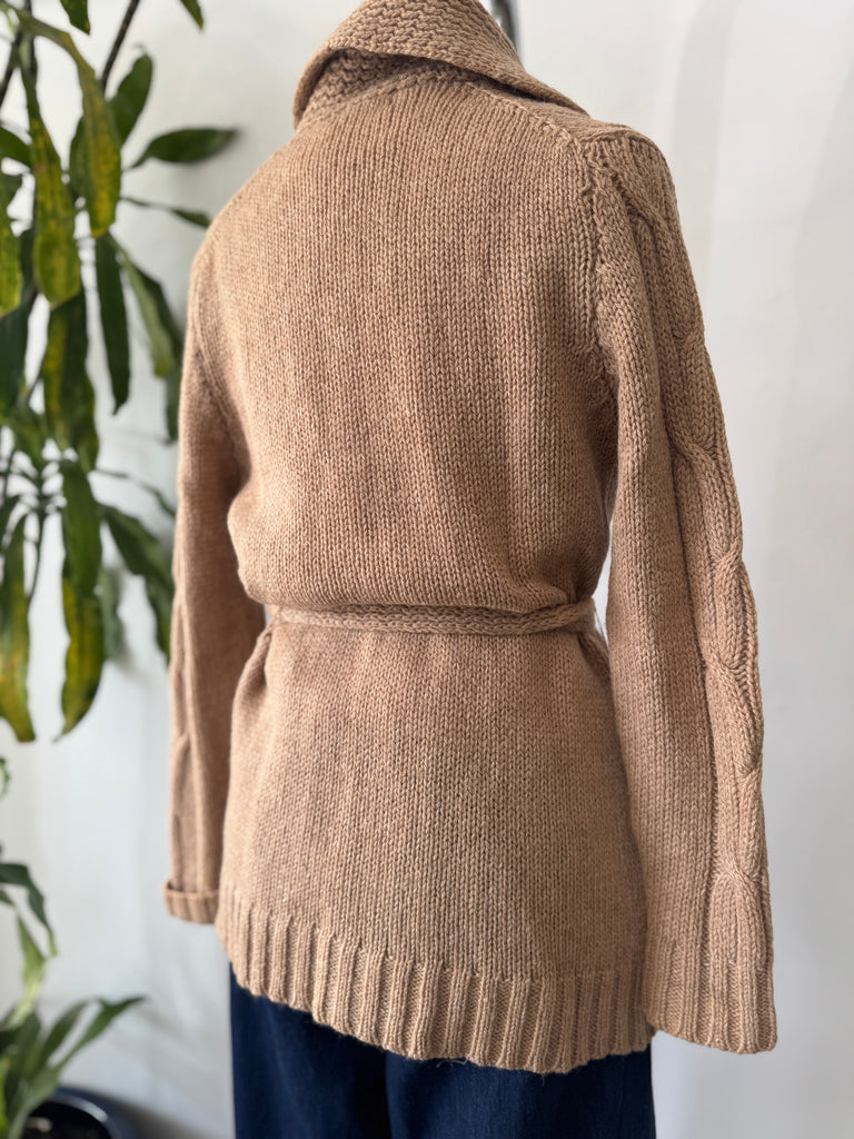 Vintage made in Scotland wool knit button up outerwear