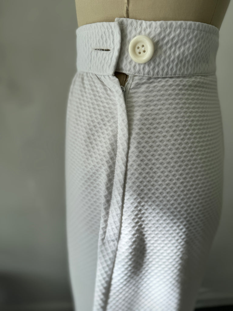Bobbie Brooks high waist textured bell bottom pants