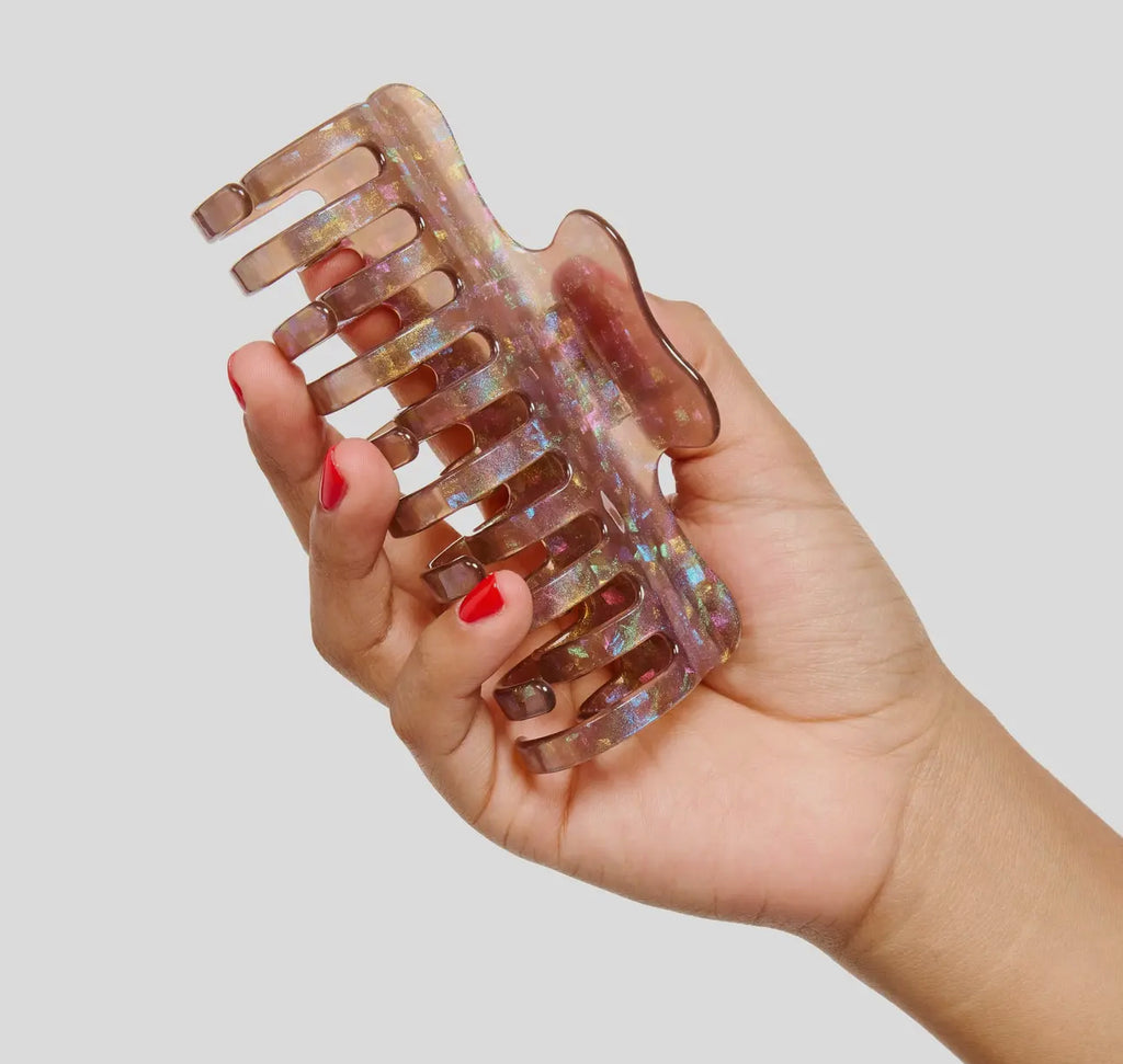 Chunks jojo claw in large hazel sparkle