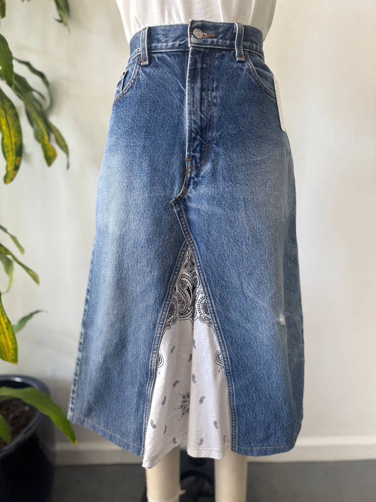 Handmade Levi’s skirt waist “34”