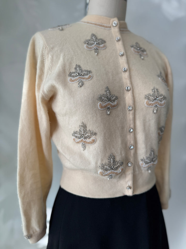 1940’s bullocks Wilshire cashmere cardigan sweater