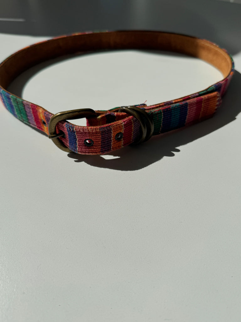Fabric/leather belt waist excellent condition”28-32”