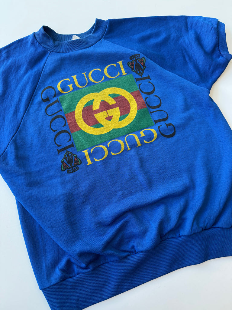 Faux on vintage raglan sweatshirt