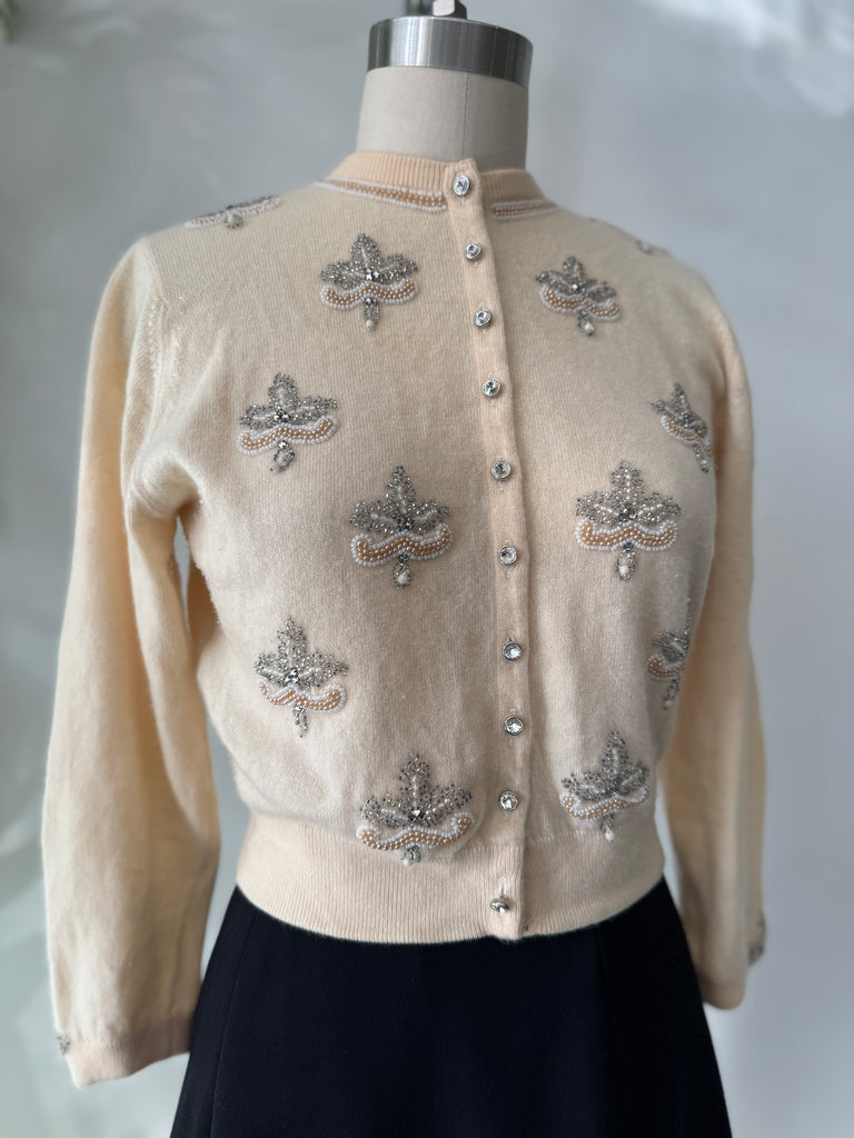 1940’s bullocks Wilshire cashmere cardigan sweater