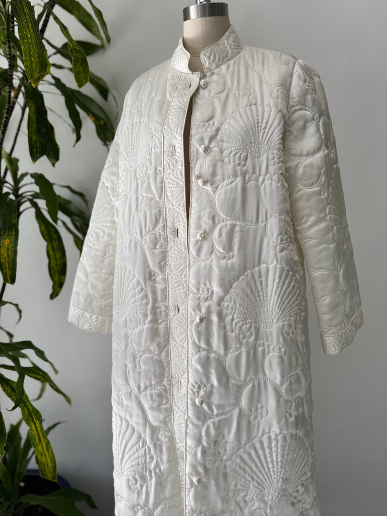 Vintage i magnin quilted outerwear /dress