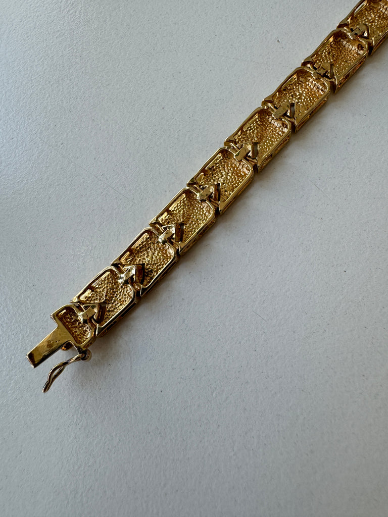 Vermeil gold plated bracelet