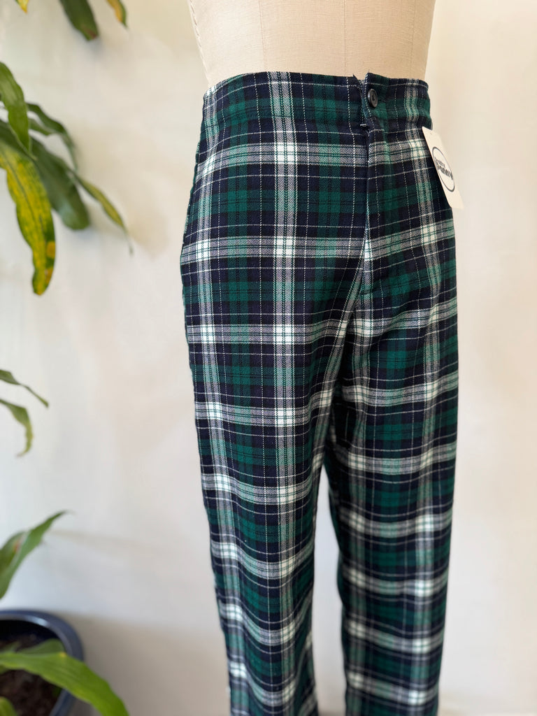 Vintage plaid pants high waist “28”