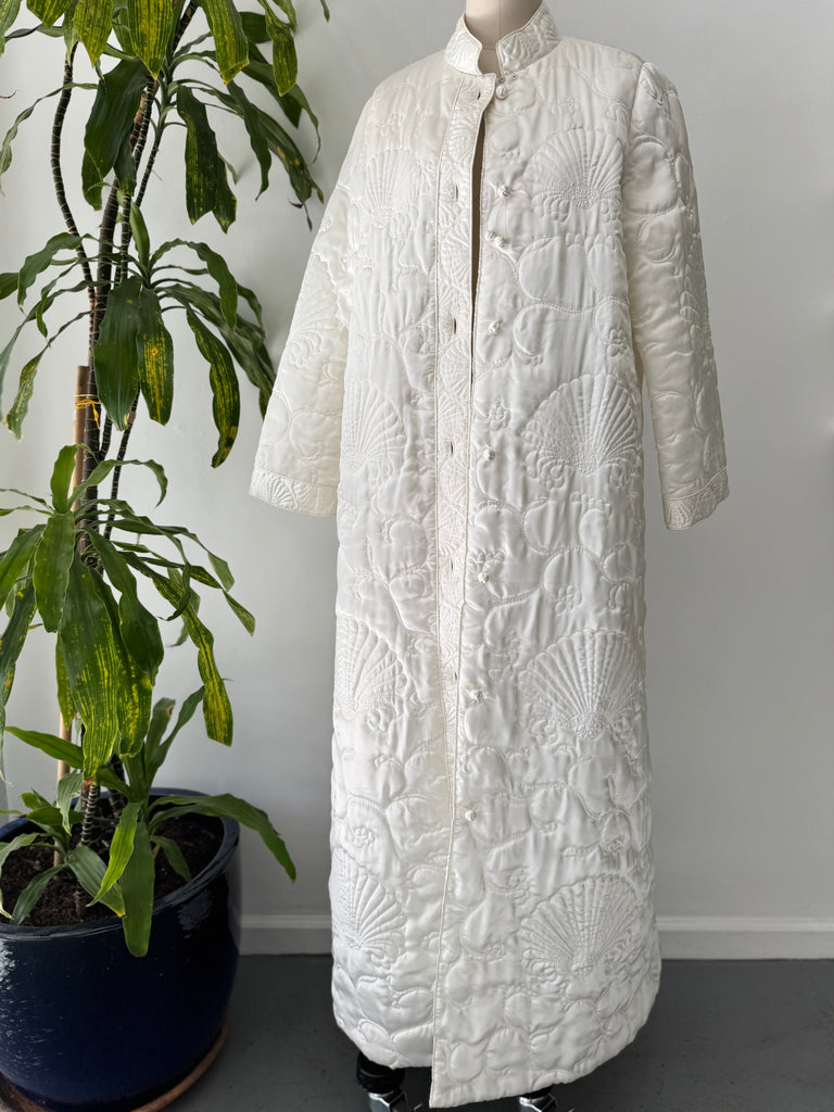 Vintage i magnin quilted outerwear /dress