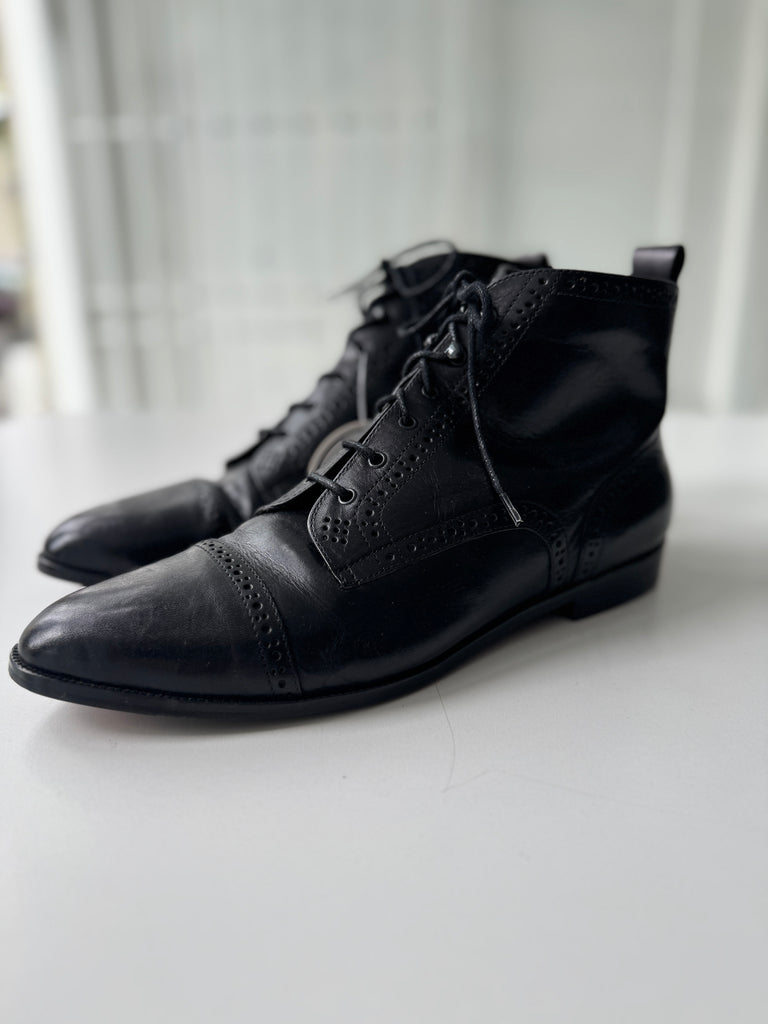 Vintage HUNT leather boots size 11