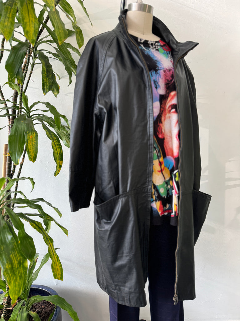 Vintage Etienne Aigner leather jacket