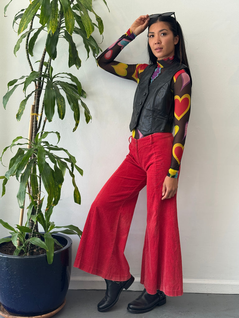 1970’s Alley Cat by Betsey Johnson pants | low waist “32”