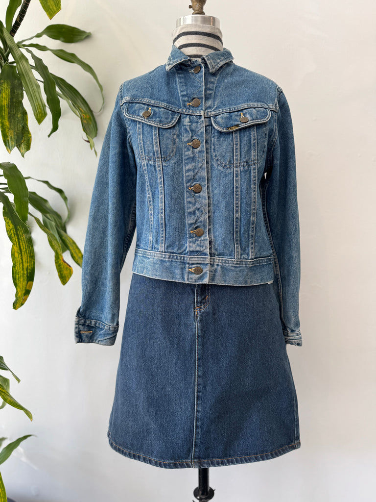 Vintage denim Lee riders jacket