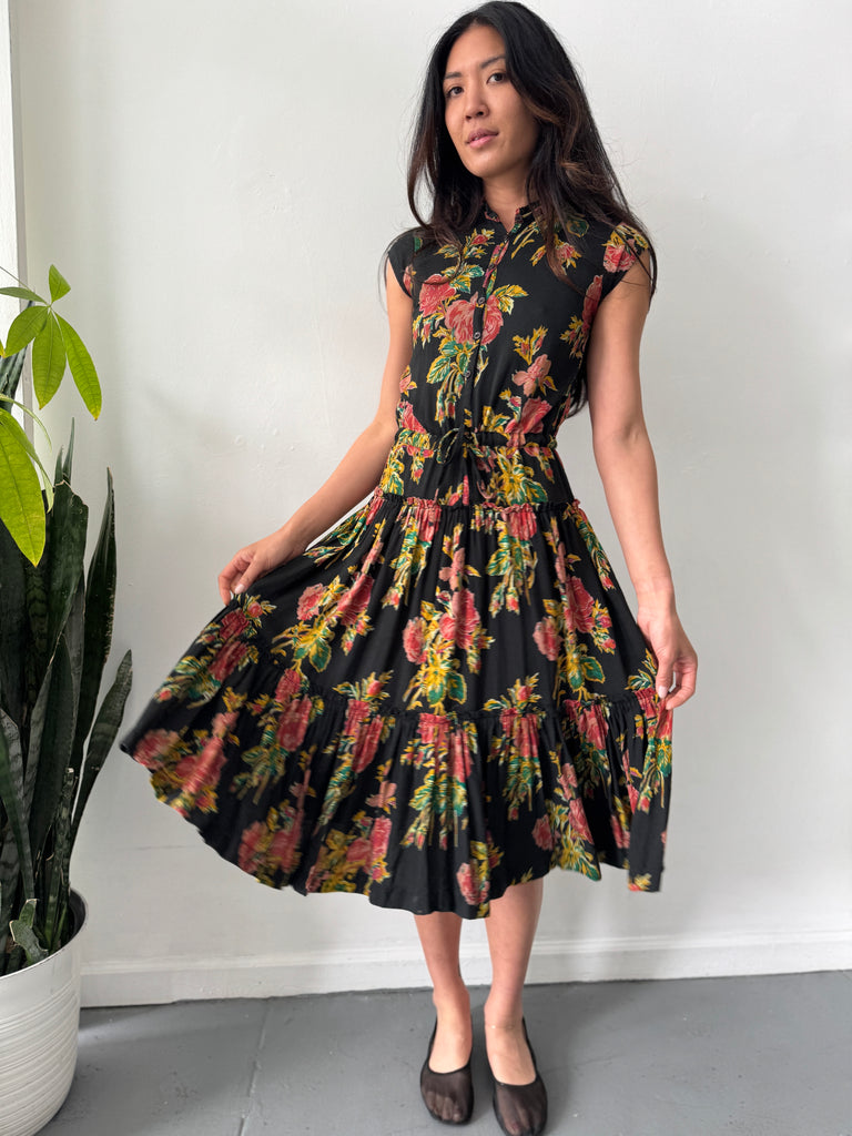 Vintage floral dress