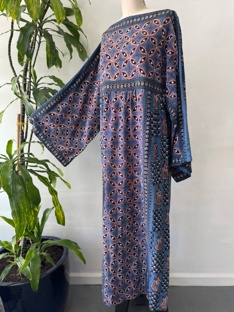 1970’s made in India  fabric cotton dress