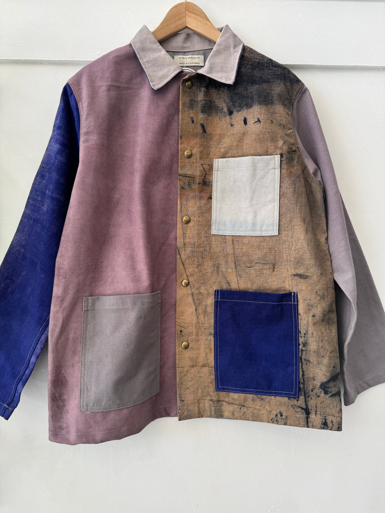 My Best Vintage Life patchwork chore coat