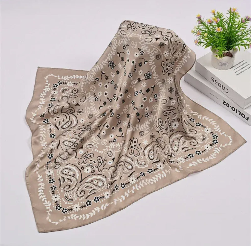 Soft lightweight bandana scarves