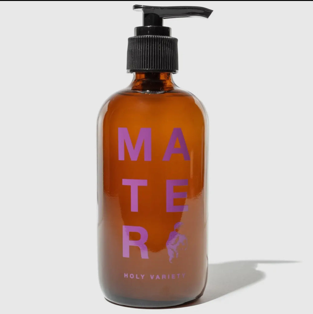 Mater Soap | holy soap | glass bottle