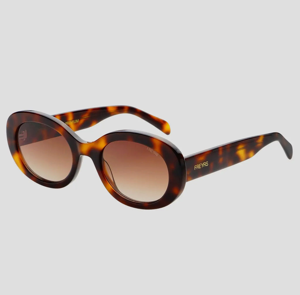 FREYRS aria acetate oval sunglasses