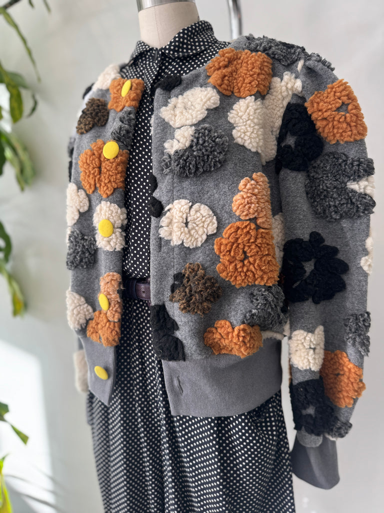 Raised textured jacket