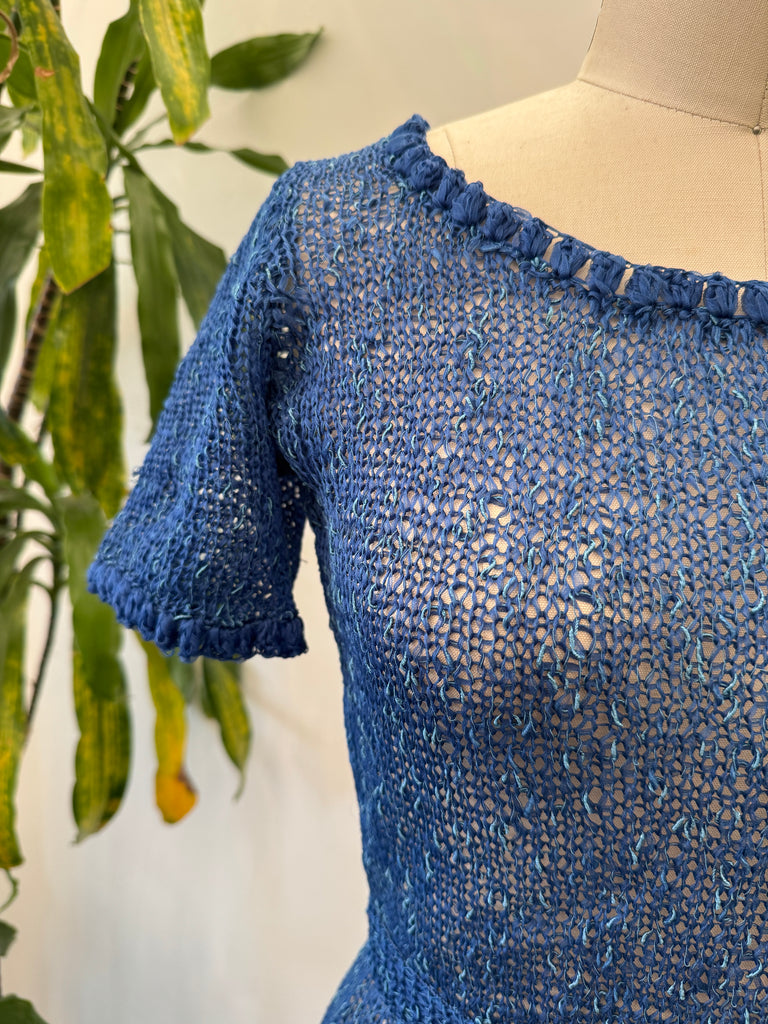 Vintage 1950’s hand knit dress