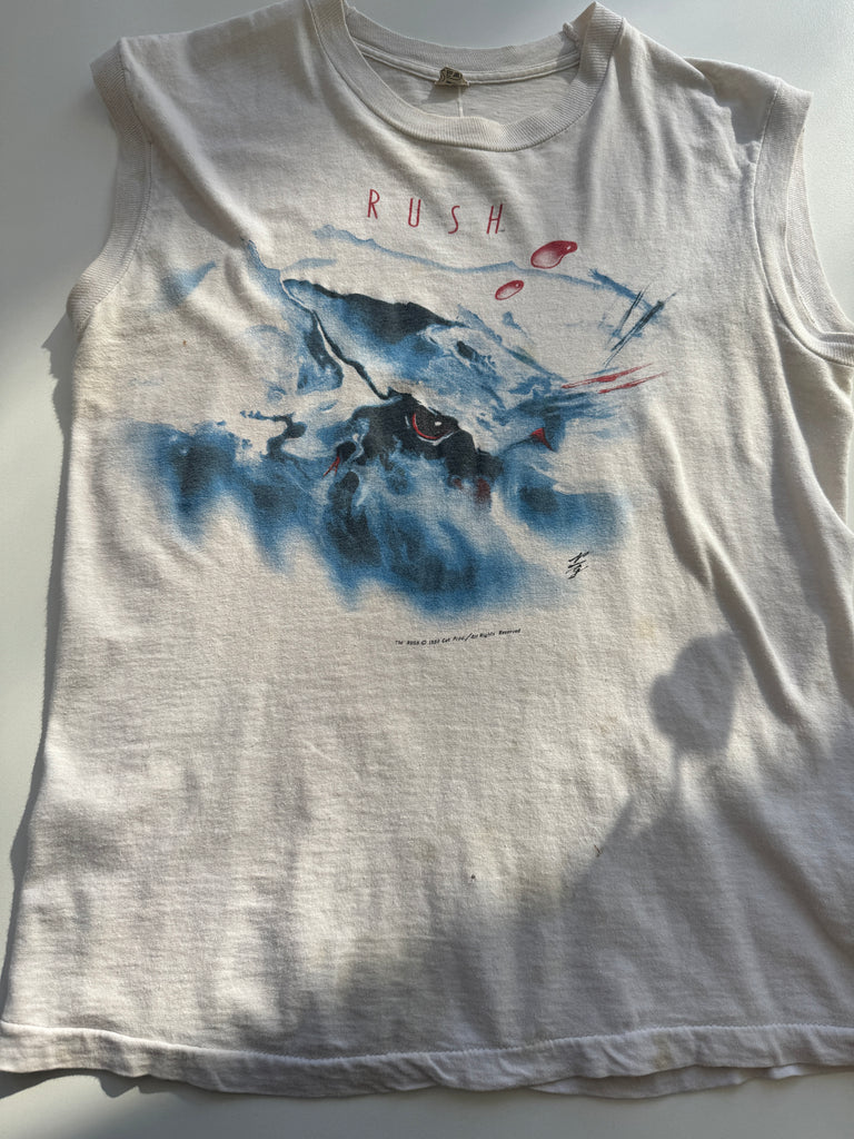 Vintage 1984 RUSH tour t shirt “Grace Under Pressure”