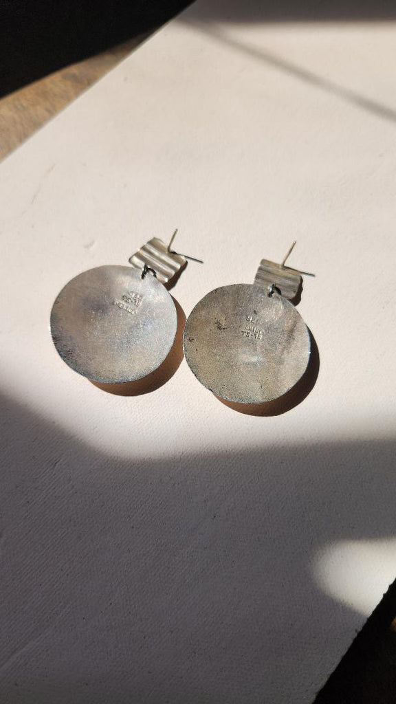 Vintage Sterling Silver TAXCO Mexico earrings