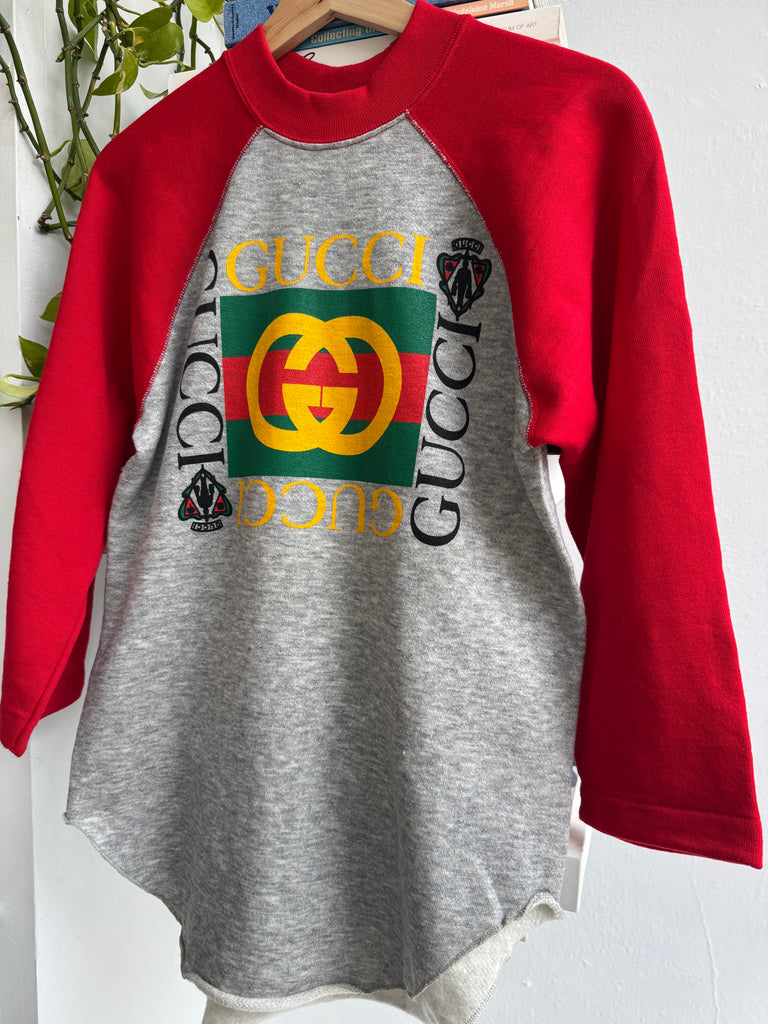 Faux on vintage raglan