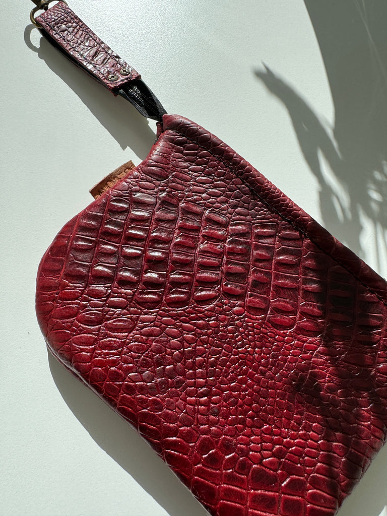 Handmade 🐊 leather bag
