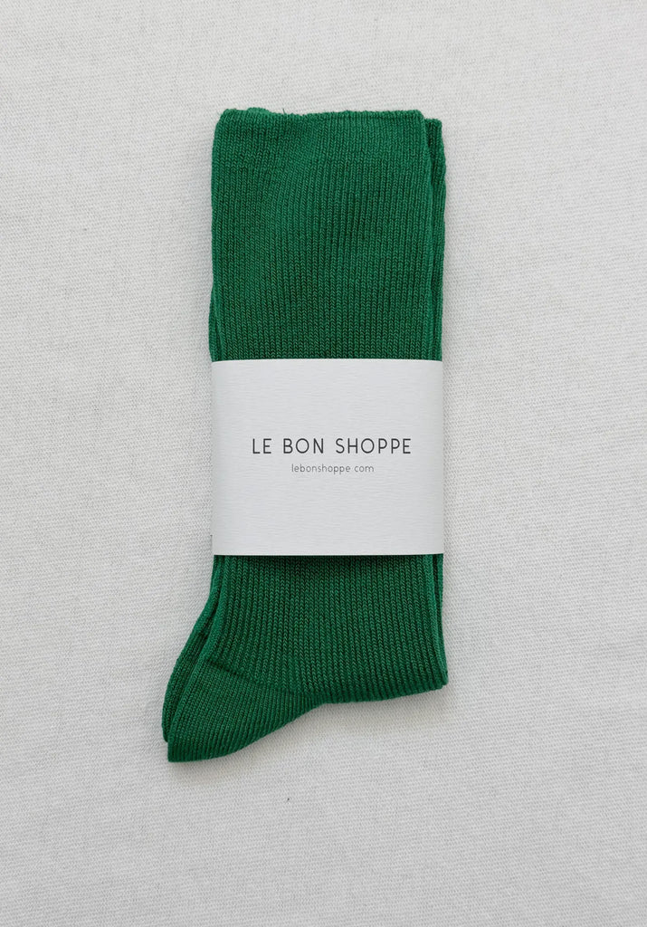 Le Bon Shoppe | trouser socks | deep green