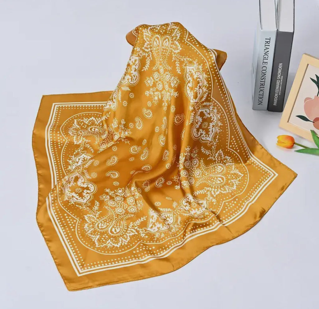 Soft lightweight bandana scarves
