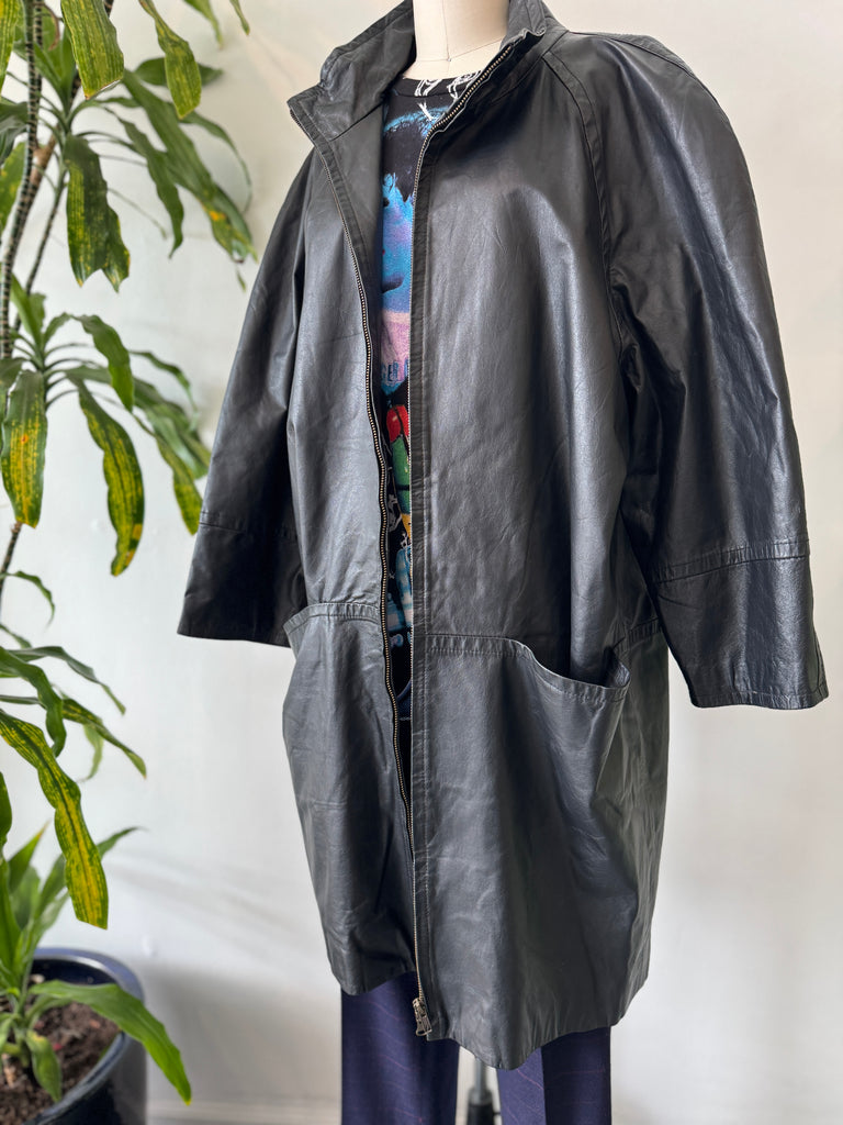 Vintage Etienne Aigner leather jacket