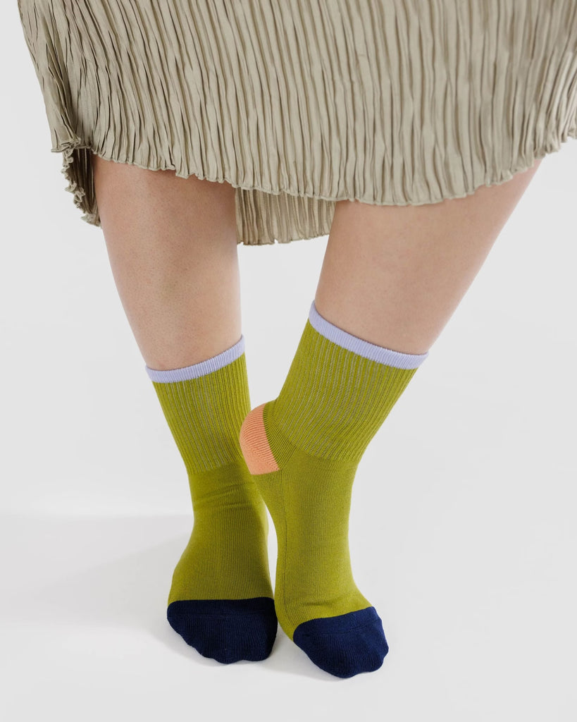 Baggu | socks | lemongrass mix