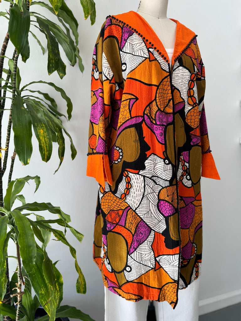 Vintage vibrant outerwear