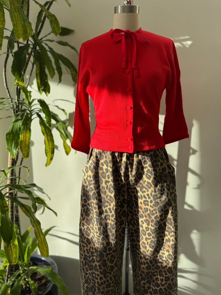 1950’s Judy bond cherry red top