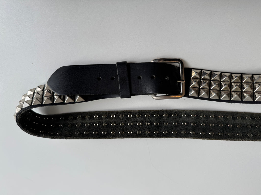 Vintage studded punk belt