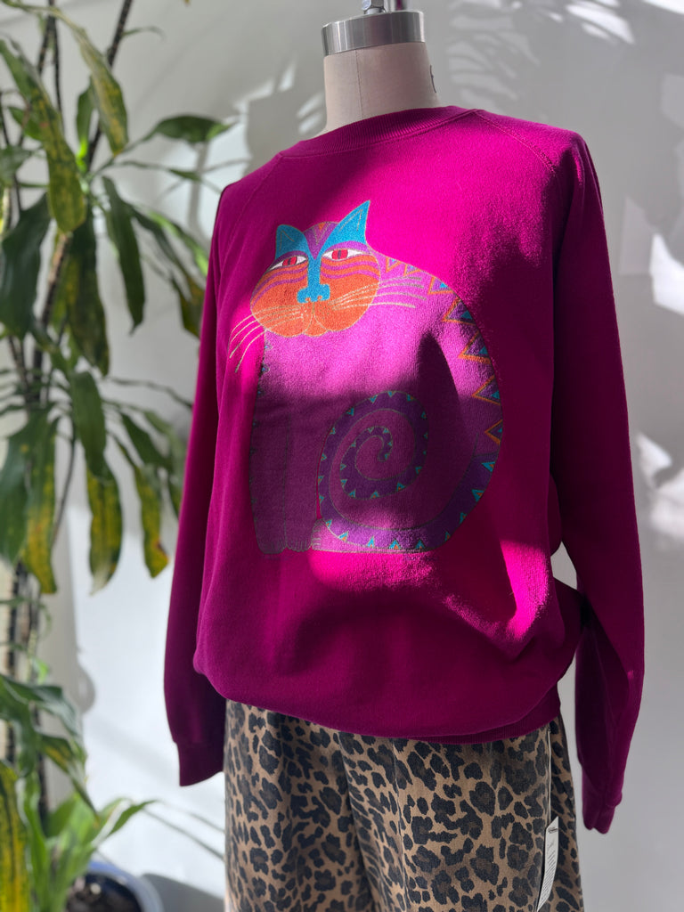 Vintage laurel burch San Francisco raglan sweatshirt