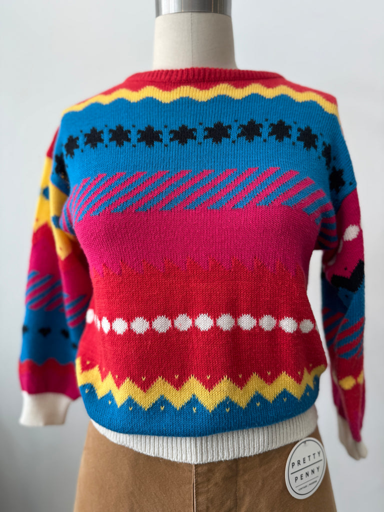 Vintage knit sweater