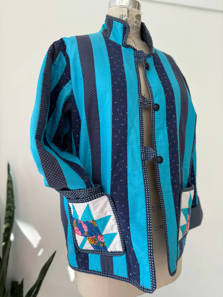 Handmade Jacket from up-cycled fabric